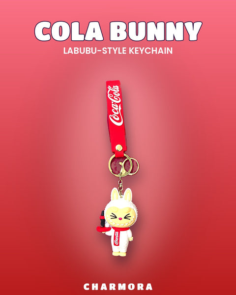 Labubu Cola Bunny Keychain