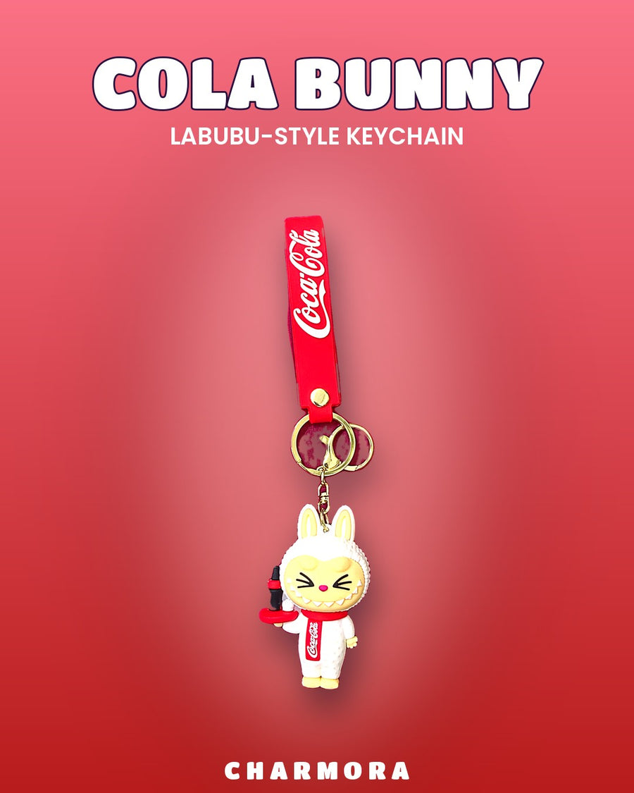 Labubu Cola Bunny Keychain